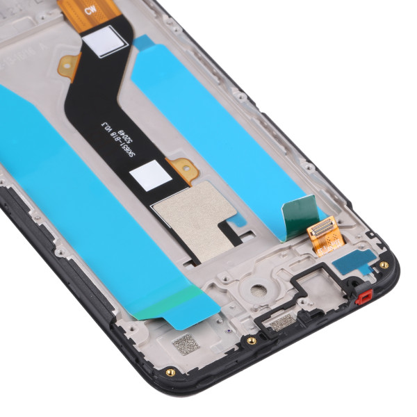 Дисплей Tecno Spark 6 Go (KE5), з тачскріном, в рамці, Black