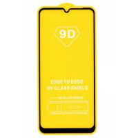 Захисне скло Huawei Y6p 2020, Honor 9A (2.5D) Full Glue, Black