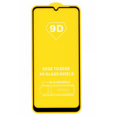 Захисне скло Huawei Y6p 2020, Honor 9A (2.5D) Full Glue, Black