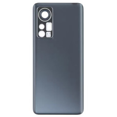 Задня кришка Xiaomi 12, Gray, зі склом камери