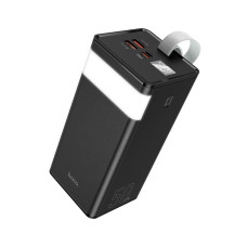 Зовнішній акумулятор (Power Bank) Hoco J86A, 22.5W, 50000 mAh, Black