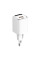 Мережевий зарядний пристрій LDNIO A2317C USB / Type-C QC PD 30W, White + Кабель Type-C to Type-C