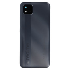 Задня кришка Realme C11 2021, Gray, зі склом камери