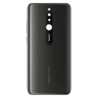 Задня кришка Xiaomi Redmi 8, зі склом камери, Black