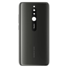 Задня кришка Xiaomi Redmi 8, зі склом камери, Black