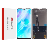 Дисплей Huawei P30 Lite, Nova 4e, з тачскріном, Black, Service Pack