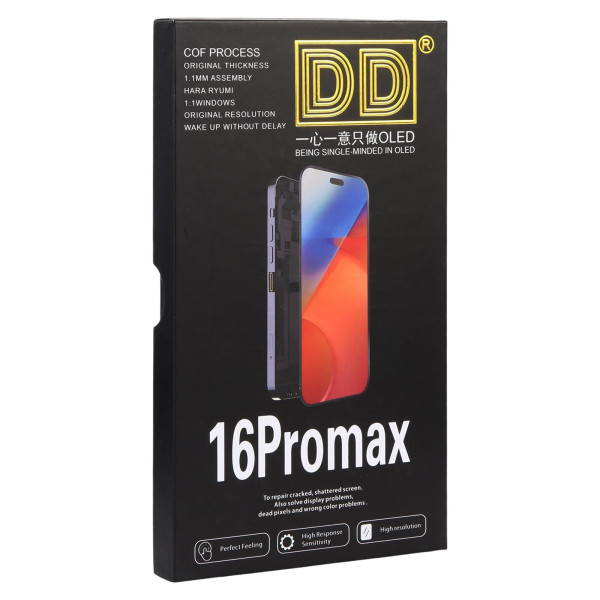Дисплей iPhone 16 Pro Max, з тачскріном, OLED Hard DD
