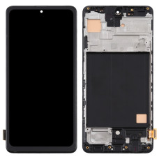 Дисплей Samsung A515 Galaxy A51, з тачскріном, в рамці, IPS
