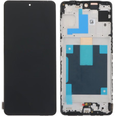 Дисплей Samsung M556 Galaxy M55, з тачскріном, в рамці, Black, OLED