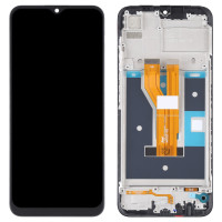 Дисплей Realme C11 2021 (TXDI), Realme C20, Realme C21, з тачскріном, в рамці, Black