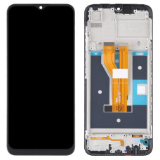 Дисплей Realme C11 2021 (TXDI), Realme C20, Realme C21, з тачскріном, в рамці, Black