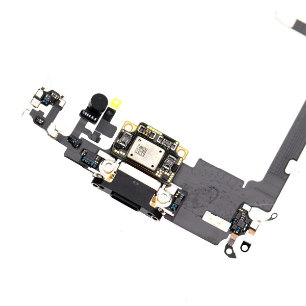 Шлейф iPhone 11 Pro, з роз’ємом зарядки та мікрофоном, Black, Original
