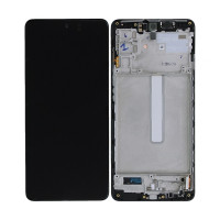 Дисплей Samsung M526 Galaxy M52, з тачскріном, в рамці, Service Pack Original