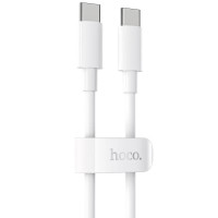 Кабель Hoco X51 Silicone Type-C to Type-C (1М) White