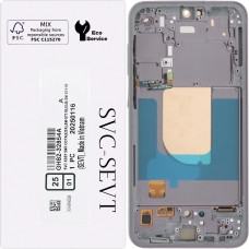 Дисплей Samsung S711 Galaxy S23 FE, з тачскріном, в рамці, Graphite, Original