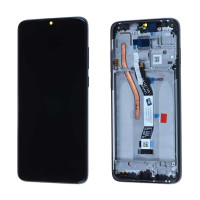 Дисплей Xiaomi Redmi Note 8 Pro, з тачскріном, в рамці, Black