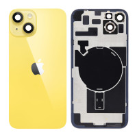 Задня кришка iPhone 14 Plus, зі склом камери і MagSafe магнітами, Yellow