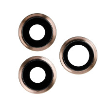Скло камери iPhone 11 Pro, iPhone 11 Pro Max (3шт.) Gold