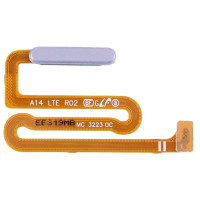 Шлейф Samsung A145 Galaxy A14, сканер відбитка пальця, Original, Silver