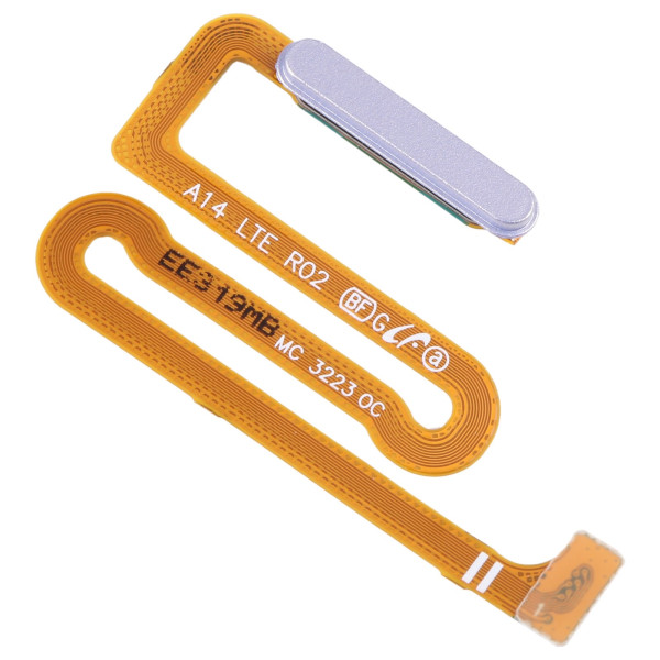 Шлейф Samsung A145 Galaxy A14, сканер відбитка пальця, Original, Silver