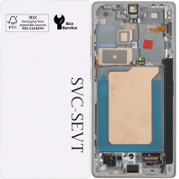 Дисплей Samsung S938 Galaxy S25 Ultra (p/n: GH82-36386C), з тачскріном, в рамці, Silver, Original