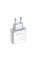 Мережевий зарядний пристрій LDNIO A2526C USB / Type-C QC PD 45W, White + Кабель Type-C to Lightning