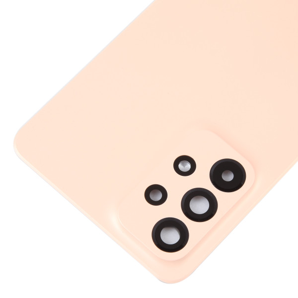 Задня кришка Samsung A536 Galaxy A53 5G, зі склом камери, Gold